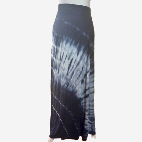 Catherine's Blue Tie Dye Skirt & Blouse Set 2X Plus Size Two Piece Outfit - Picture 6 of 7